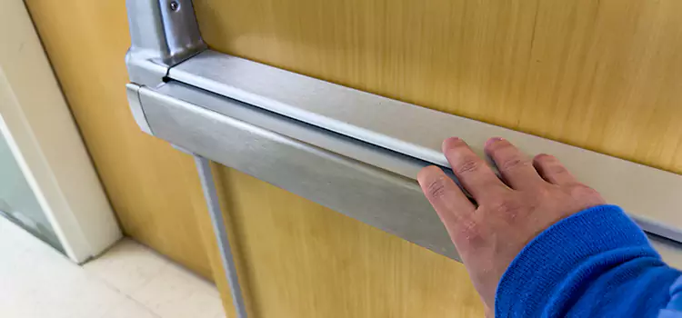 Installing a Push Bar on a Door Goodyear